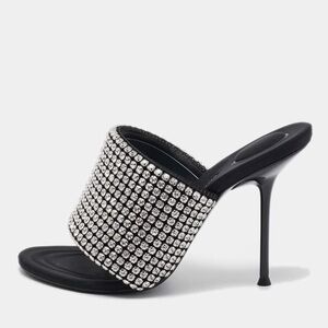 Alexander Wang Black Rhinestone Heels